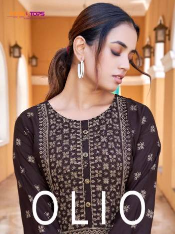 Olio By Tips & Tops Fancy Readymade Kurti With Gharara Collection